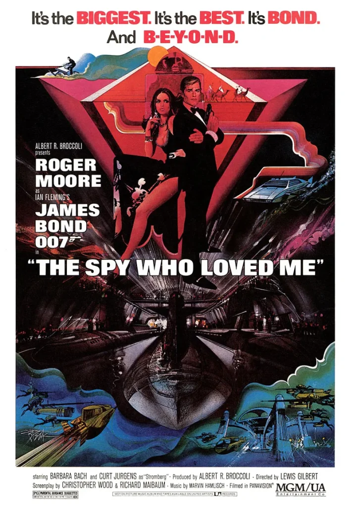 Affiche du film " The Spy who loved me"