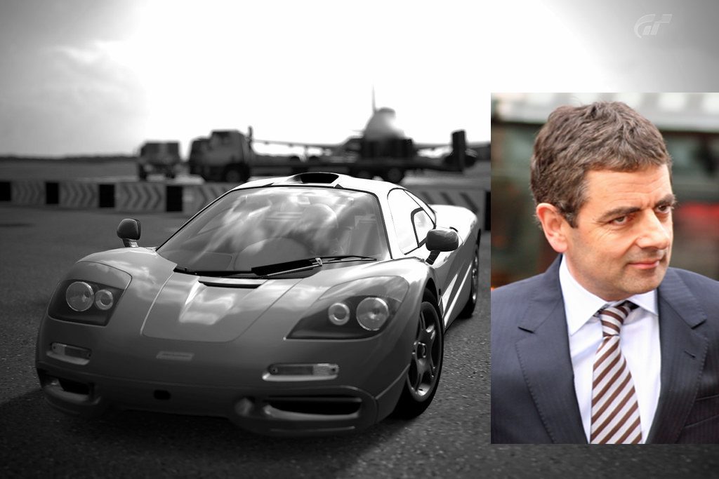 Rowan Atkinson et sa McLaren F1